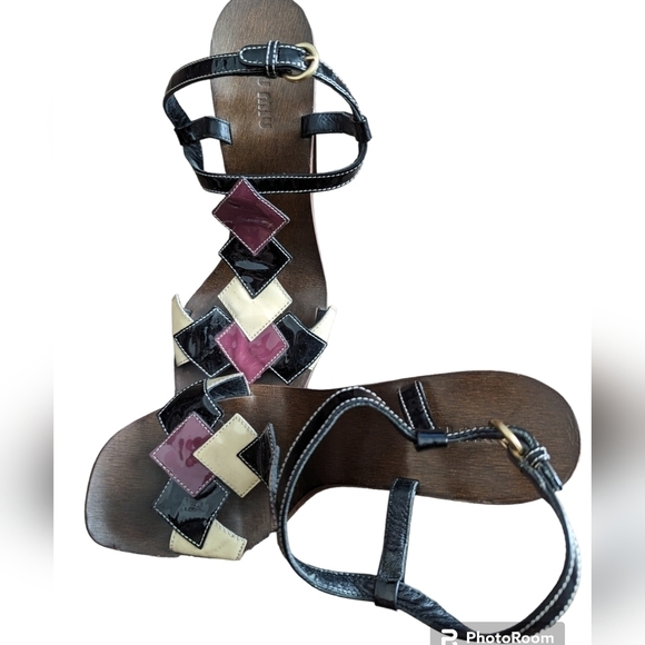 Vtg Miu Miu Heel Sandals - Picture 3 of 11